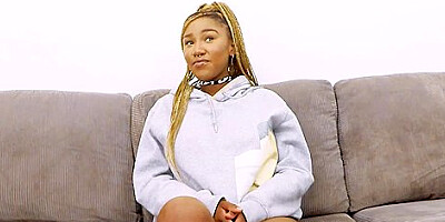 Angry African Girl Desperate For Work So She Came To The Casting Studio