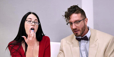 Hung stud slams Alex Coal's cunt until she begs for his hot cum inside her