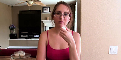 Nickey Huntsman gets daddy's cock to ruin & jizz her furry bush