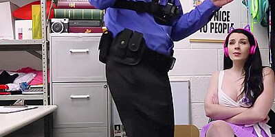 A Lovely Big Tit Catch For Mall Cops Lonely Dick