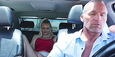 Paisley Porter And Marcus London In Big Tits Teen 18+ Stepdaughter Distracted Stepdad During Drive