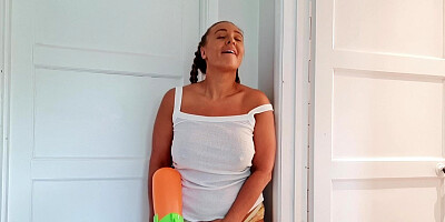 Loud porn doll craves dick in ever hole at the shower