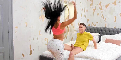 Man loves Canela Skin's ass and fucks it