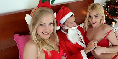 Chiki Dulce, Sicilia &amp, Andy Stone in New Year's Eve threesome