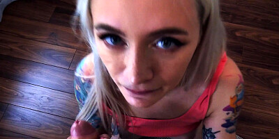 Punk hottie Leag Meow makes sex tape with her bf
