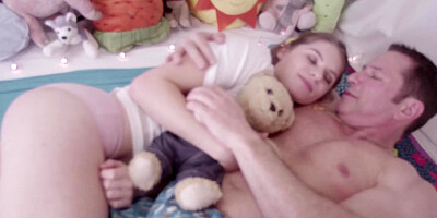 Precious brunette Alice March dominated by her new stepdad