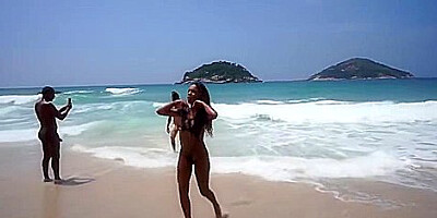 Hourglass Body Jessica Azul Fucked At The Nude Beach By 2 Monster Cocks (public Sex, Beach, Anal, Dp, Dap, Gapes) Ob244 In Hd