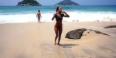 Hourglass Body Jessica Azul Fucked At The Nude Beach By 2 Monster Cocks (public Sex, Beach, Anal, Dp, Dap, Gapes) Ob244 In Hd