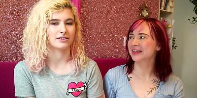 Hot Babes From the UK Enjoy Sexy Lesbian Moments