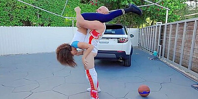 Perverted Ebony Teen 18+ Incredible Interracial Clip
