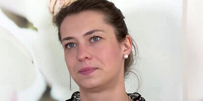 Freya Watches Herself as She Plays With a Dildo