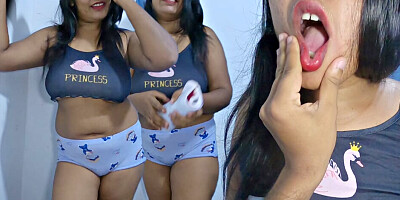 step brother teaches stepsister homework