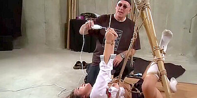 Asian Submissive Bound In Ropes And Bamboo Then Completely Taken To Intense Mind Blowing Orgasm