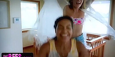 Perfect Assed Girls In Skimpy Bikini Celebrate The Fantasy Fest With Sharing Strangers Cock