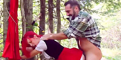 Little Red Riding Hood Fucked On The Sweet Forest Trail