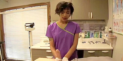 Sexy Nurse Cum Extraction