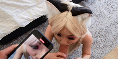 Asian kitty Lulu Chu rides hard cock