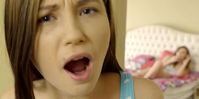 Lucky stud stepbro massaged hot teens