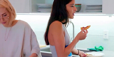 Creampie three sexy girls stimulating their clits with vibrators