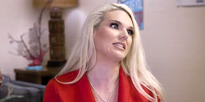 Busty housewife milks principal at his office