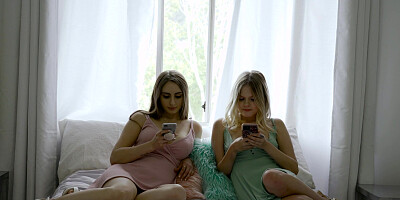 Cutie Penelope Kay and Coco are hard fuck by stepfathers