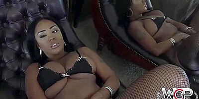 Lexington Steele And Layton Benton In Juicy Booty Ebony Layton