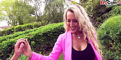 German Horny Big Tits Blonde Milf At Real Pov Date - Teaser Video