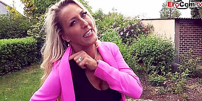 German Horny Big Tits Blonde Milf At Real Pov Date - Teaser Video