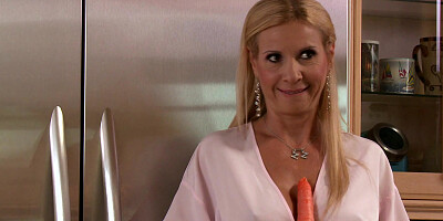 Blonde housewife is about to get banged