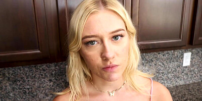 Stepbrother fingers Skyler Storms sweet pussy