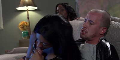 Codi Bryant walks in on Anya while shes giving him a blowjob