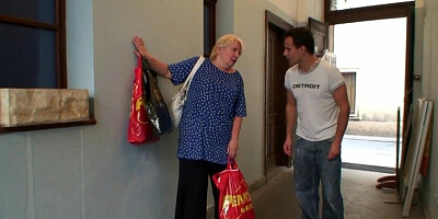 80 year old grandma is giving her body to a young lad