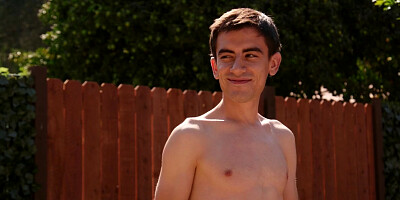 Clumsy boy saved by two lifeguards with big assets