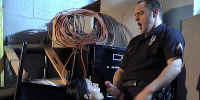 Classy girl Mikayla Mendez has a crush on police officer