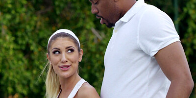 August Ames gets nicely fucked by horny black man