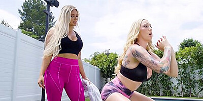 Milf Lesbians Enjoyed Hot Lesbian Sex And Deep Dildo Fucking