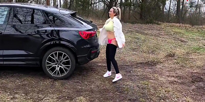 Public Anal Fuck With Busty German