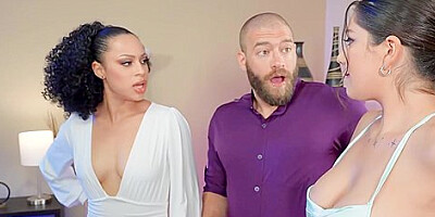 Crazy Threesome Sex With The Cocktail Waitress With Alyx Star, Xander Corvus And Diamond Banks