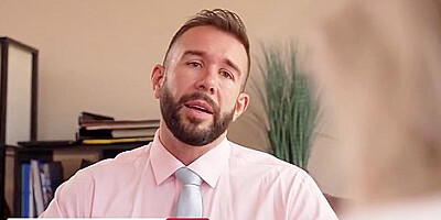 Natural Babe Jill Kassidy Fucks Gives Boss A Strip Show And A Fuck To Keep Her Job