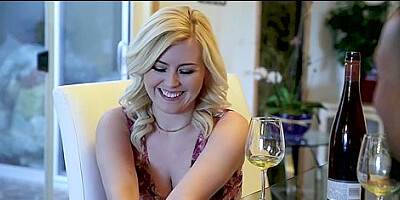 Hot Blonde Teen 18+ Nurtures Black Cock - Summer Day