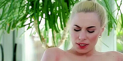 Russian Blondie Finishes Her Assfuck Debut - Milena Devi