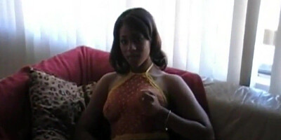 PREMIUMGFS - Solo ebony teenager sweetie frigs her twat