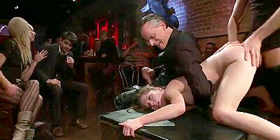 Adorable Is Suspended By Just Her Pigtails And Ankles And Fucked - Jessi Palmer