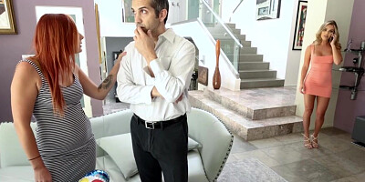 Donnie comforts Kate with his hard dick