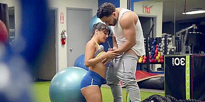 Fucks In The Gym Hall With Peter Green And Kosame Dash