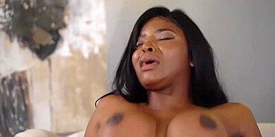 Takes White Prick Deep In Her Cocoa Pussy With Jasmine Webb