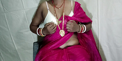 Indian housewife cupal fucking anal sex, and pussy fucking in saree dress