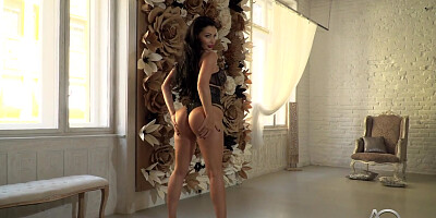 Ample boobed Aletta Ocean dildoing