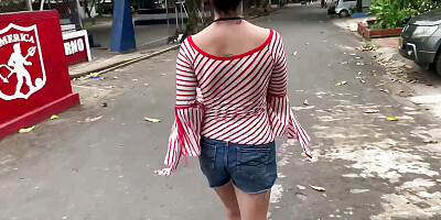 A very good saleswoman convinces me to buy her product with good sex