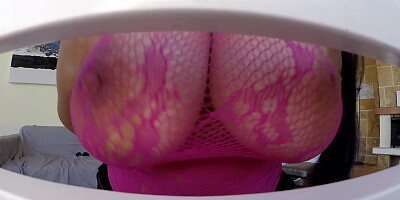 Busty woman got fucked in her home